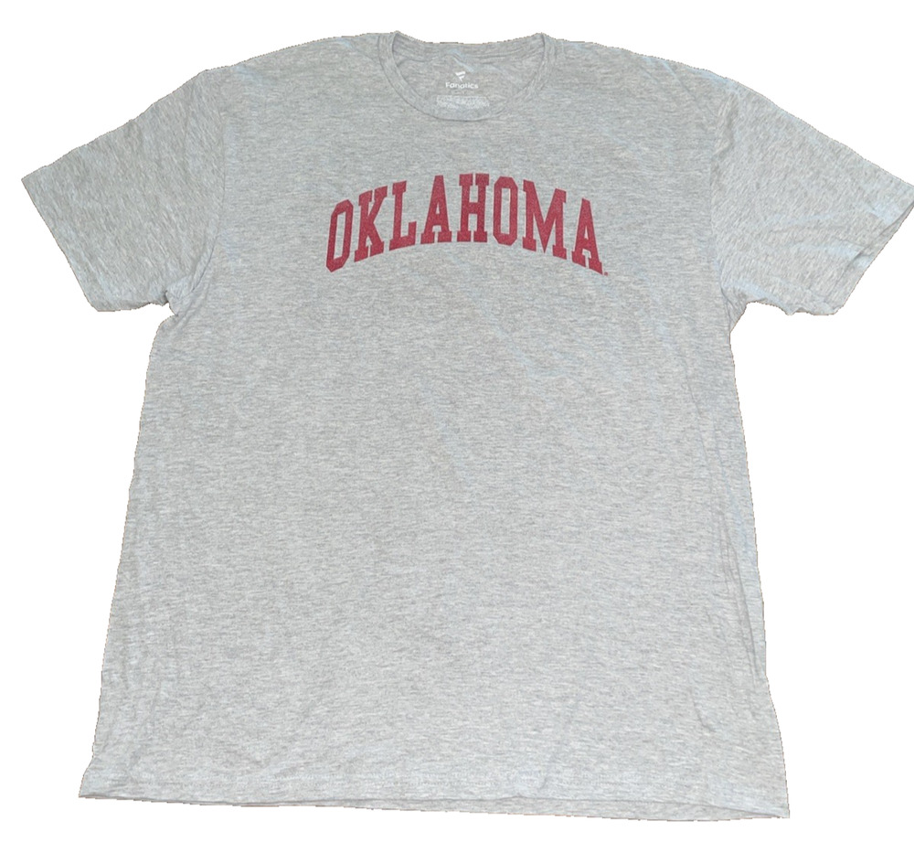 Fanatics Oklahoma Sooners Men’s XL Fanatics T-Shirt Tubular NWOT